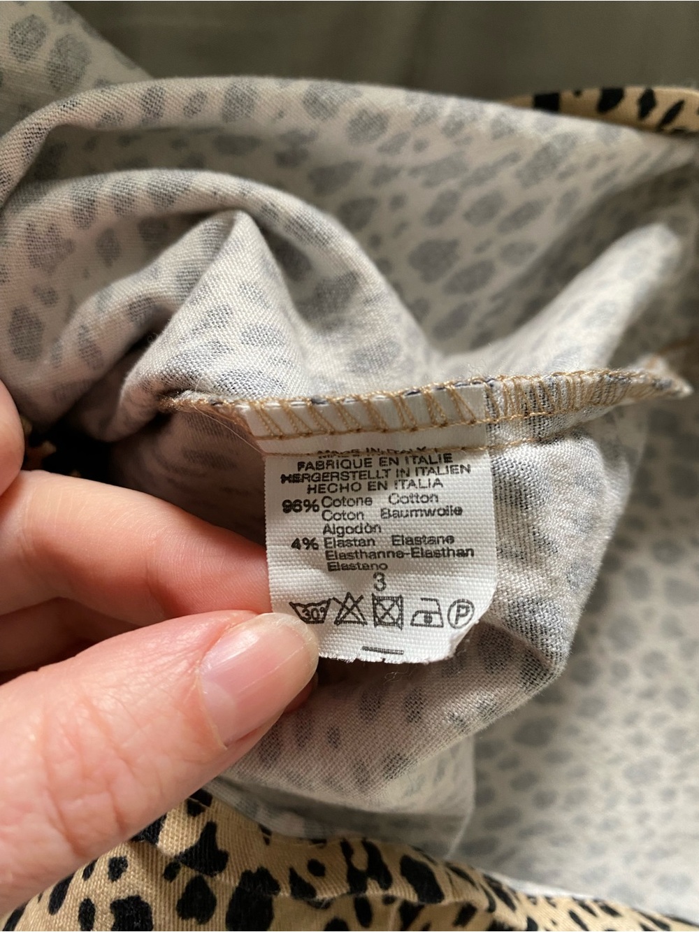 Brandy Melville Leopard Print Mini Skirt Mobwife Cheetah Size XS/Small - Picture 6 of 6